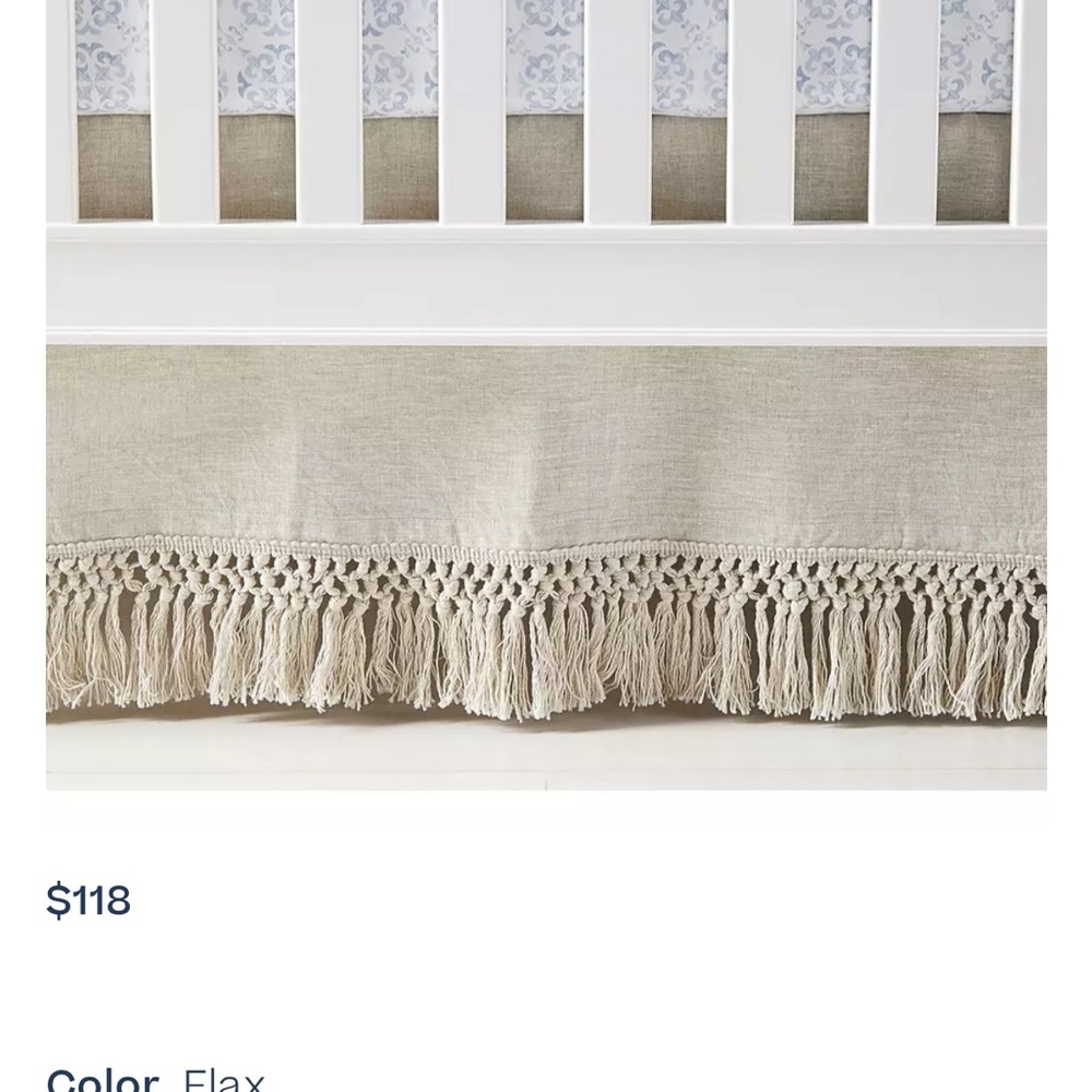 Serena and Lily Crib skirt